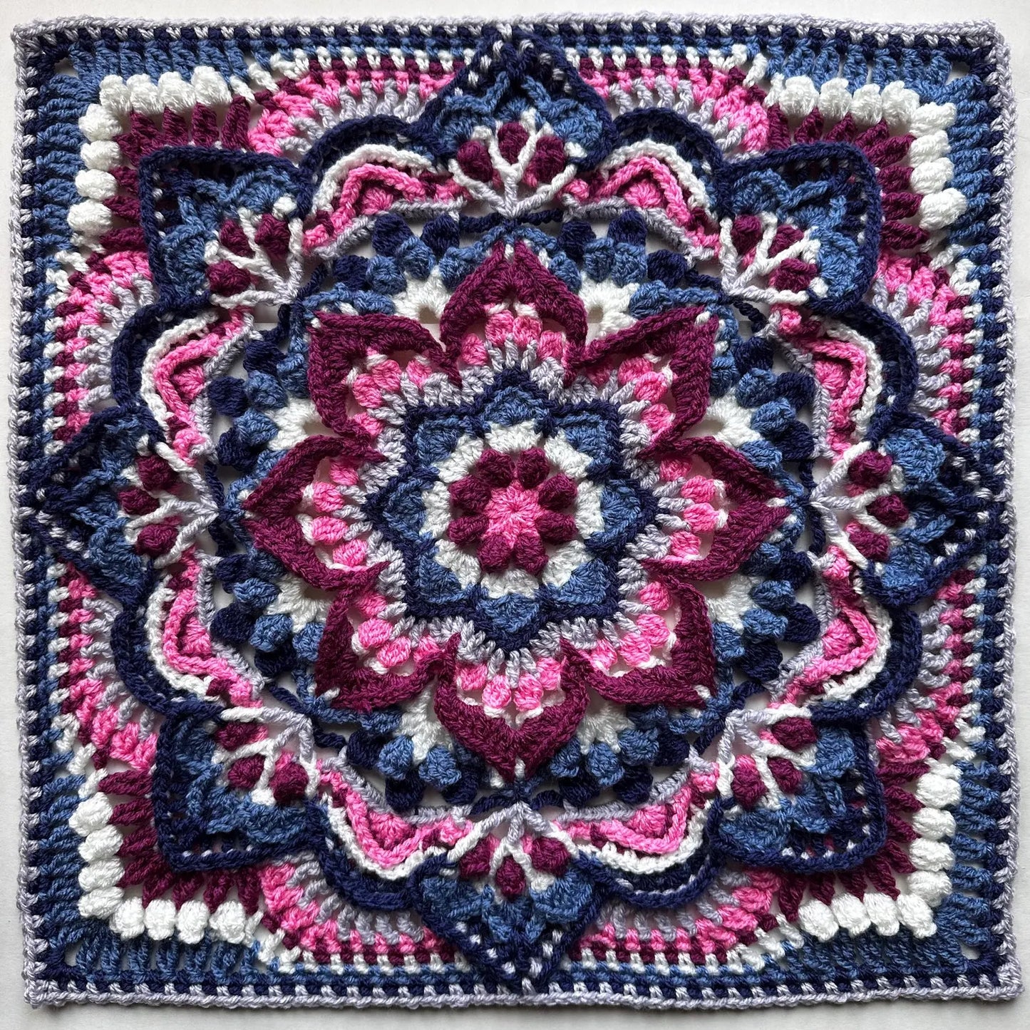 Flower of the Night Mandala Crochet Pattern
