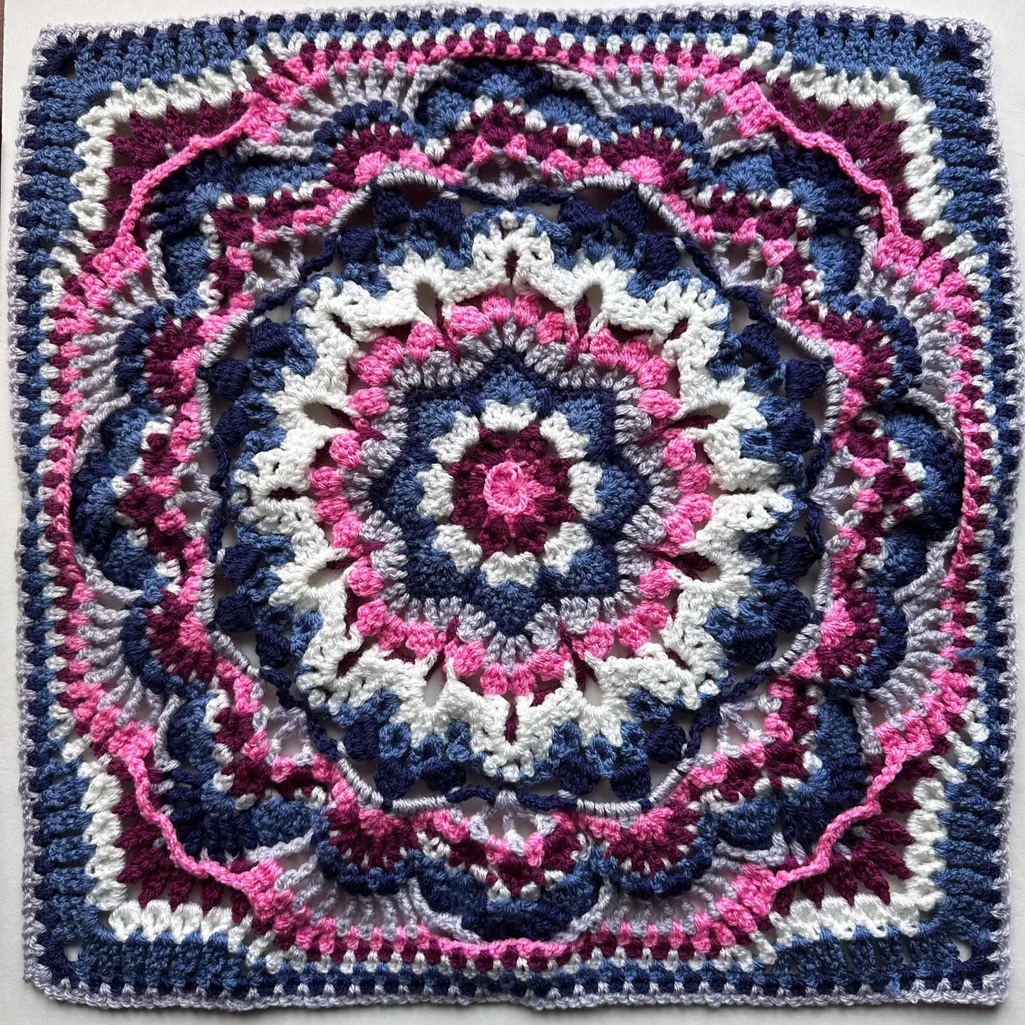 Flower of the Night Mandala Crochet Pattern