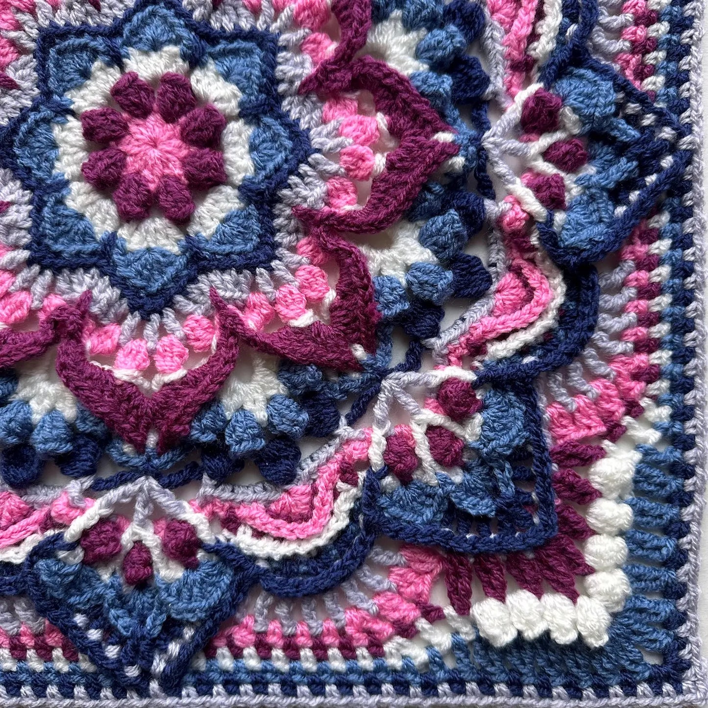 Flower of the Night Mandala Crochet Pattern