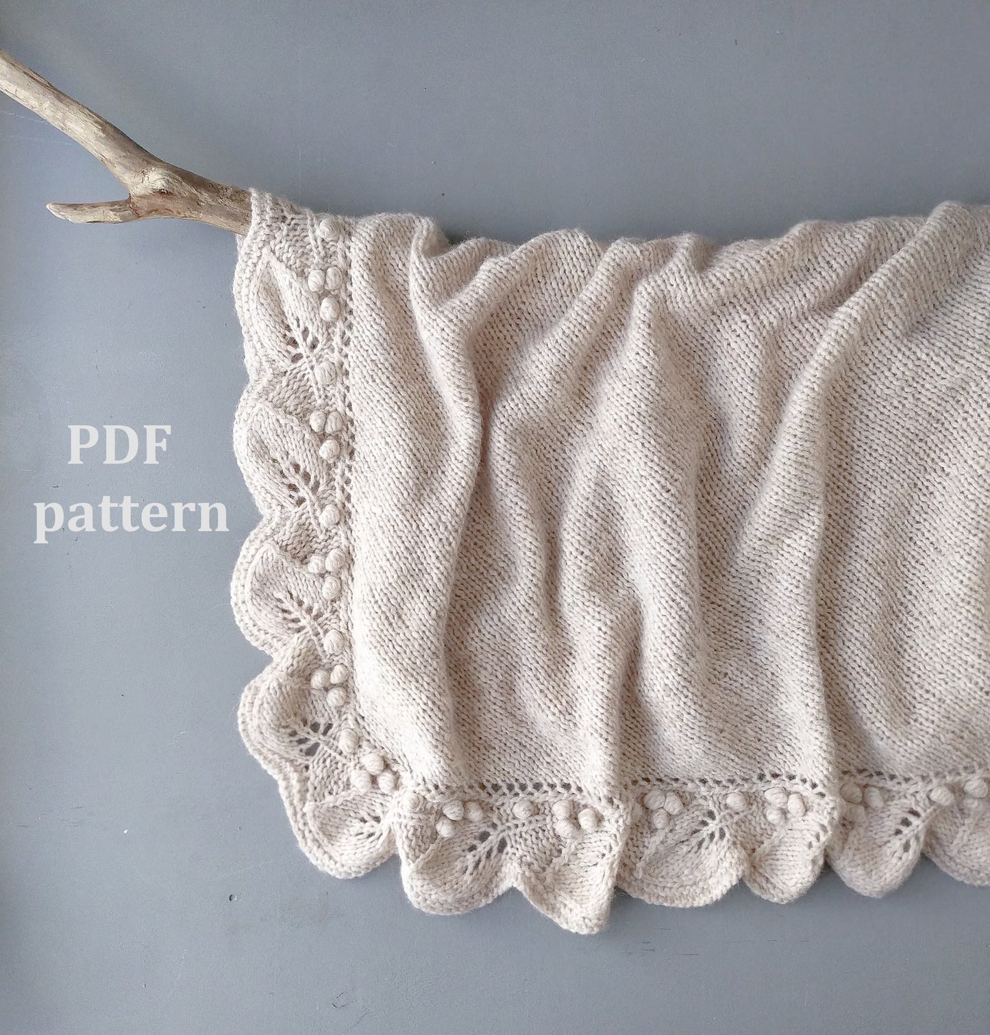 Cozy Baby Blanket Knitting Pattern