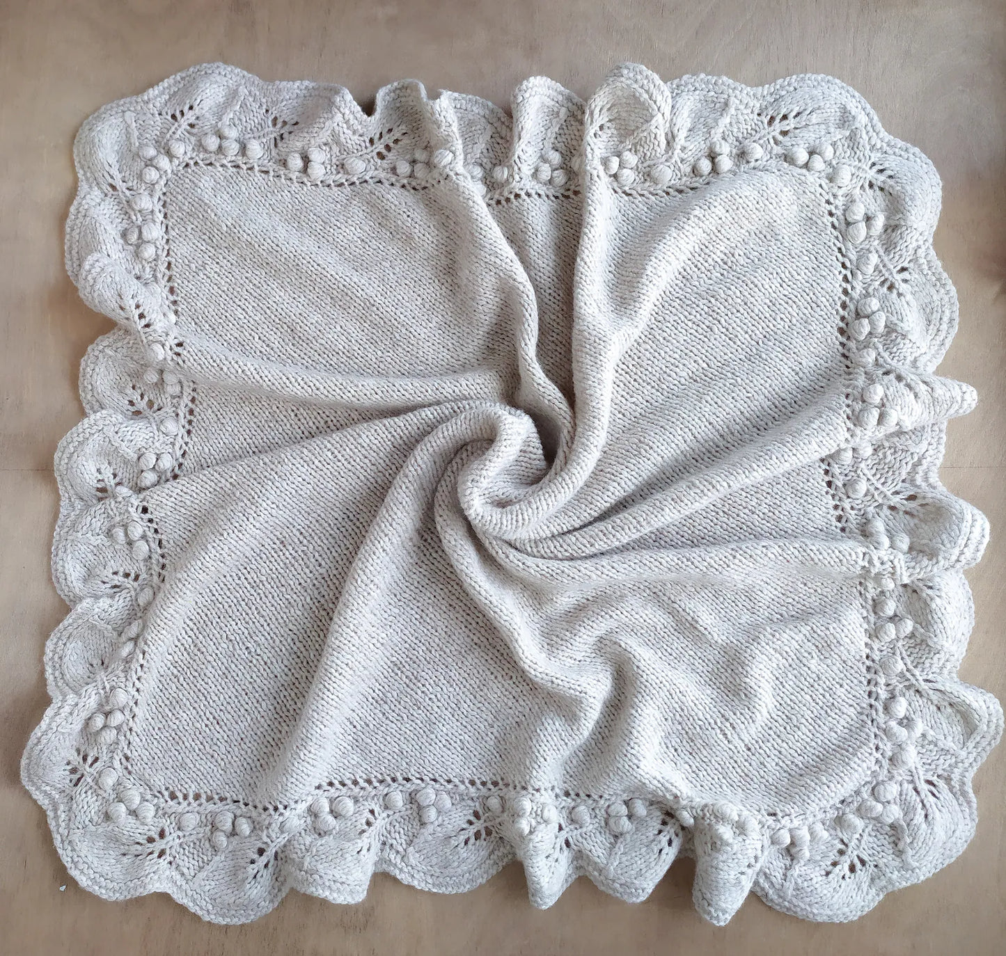 Cozy Baby Blanket Knitting Pattern