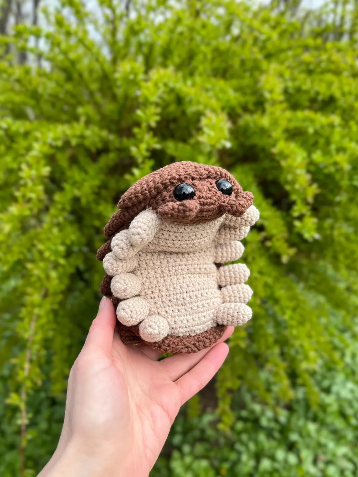Plush Roly Poly Pill Bug Crochet Pattern