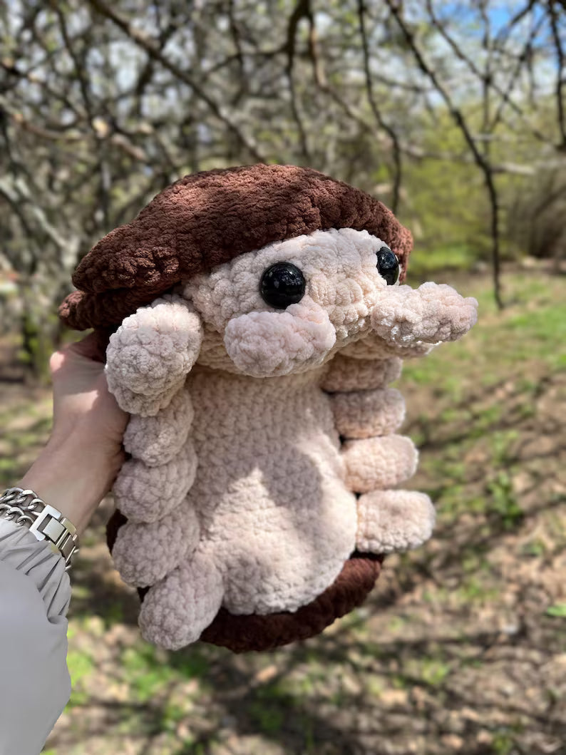 Plush Roly Poly Pill Bug Crochet Pattern