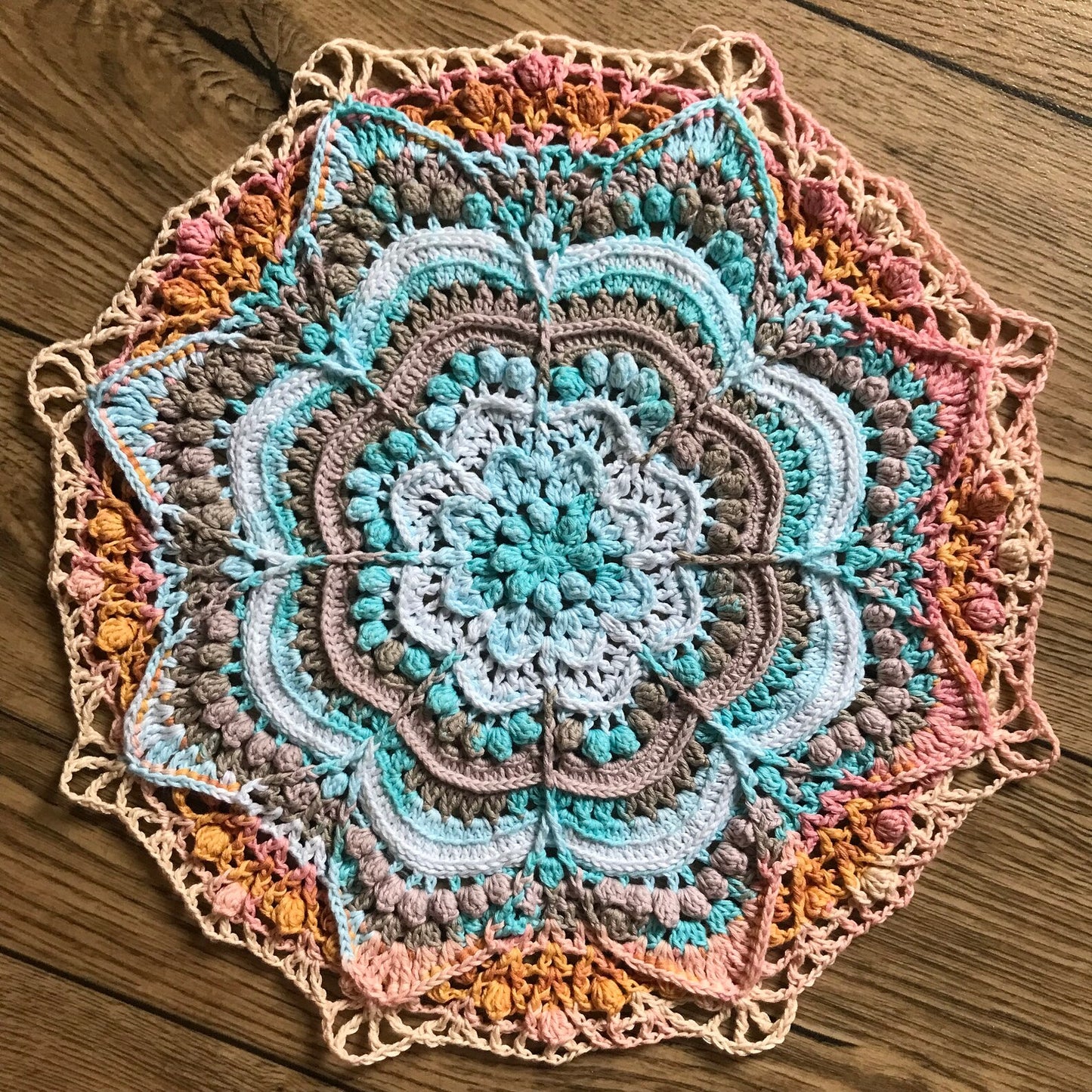 Ripple Effect Mandala Crochet Pattern