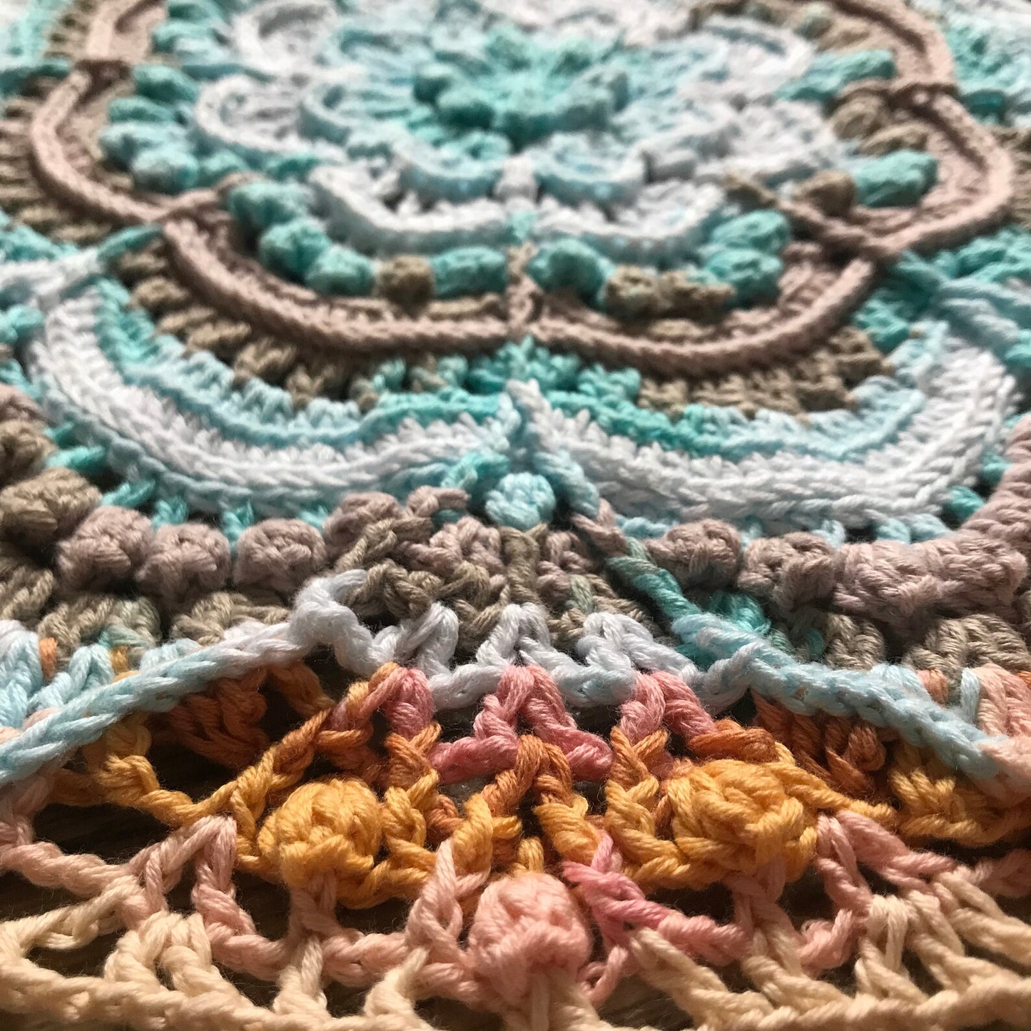 Ripple Effect Mandala Crochet Pattern