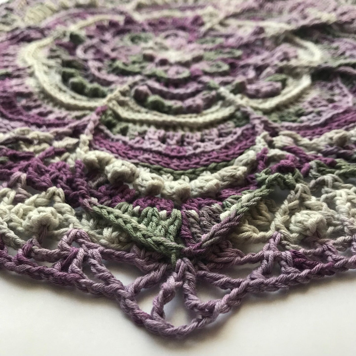 Ripple Effect Mandala Crochet Pattern