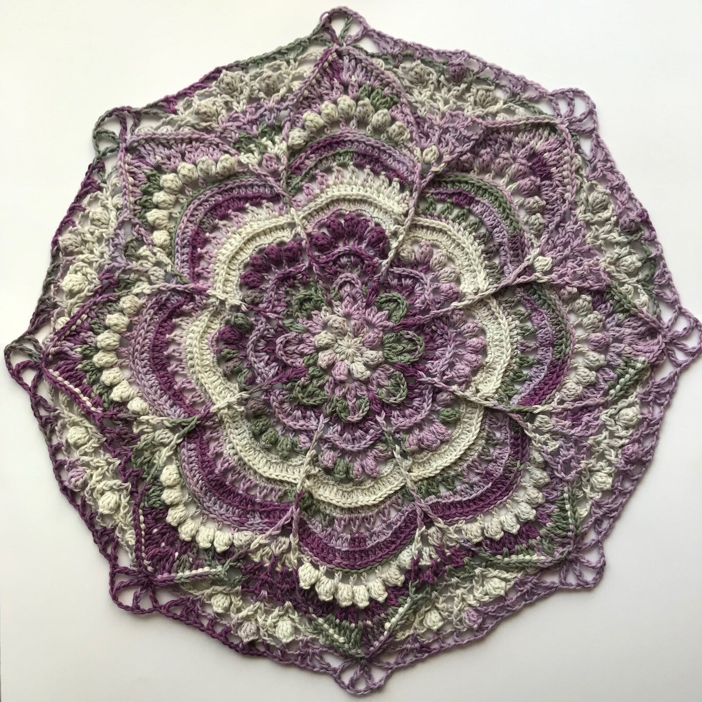 Ripple Effect Mandala Crochet Pattern