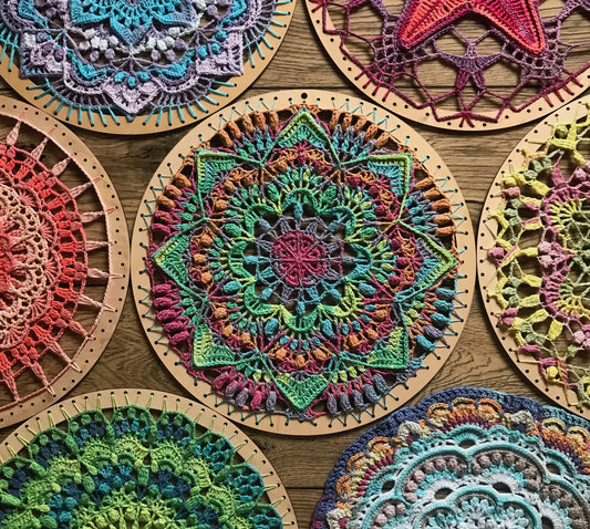 Sunburst Mandala Crochet Pattern