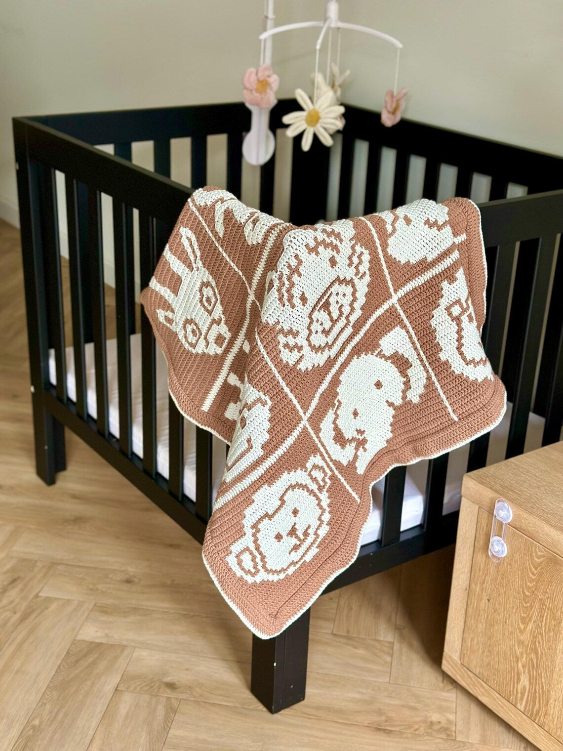 Safari Play Mat Overlay Mosaic Crochet Pattern