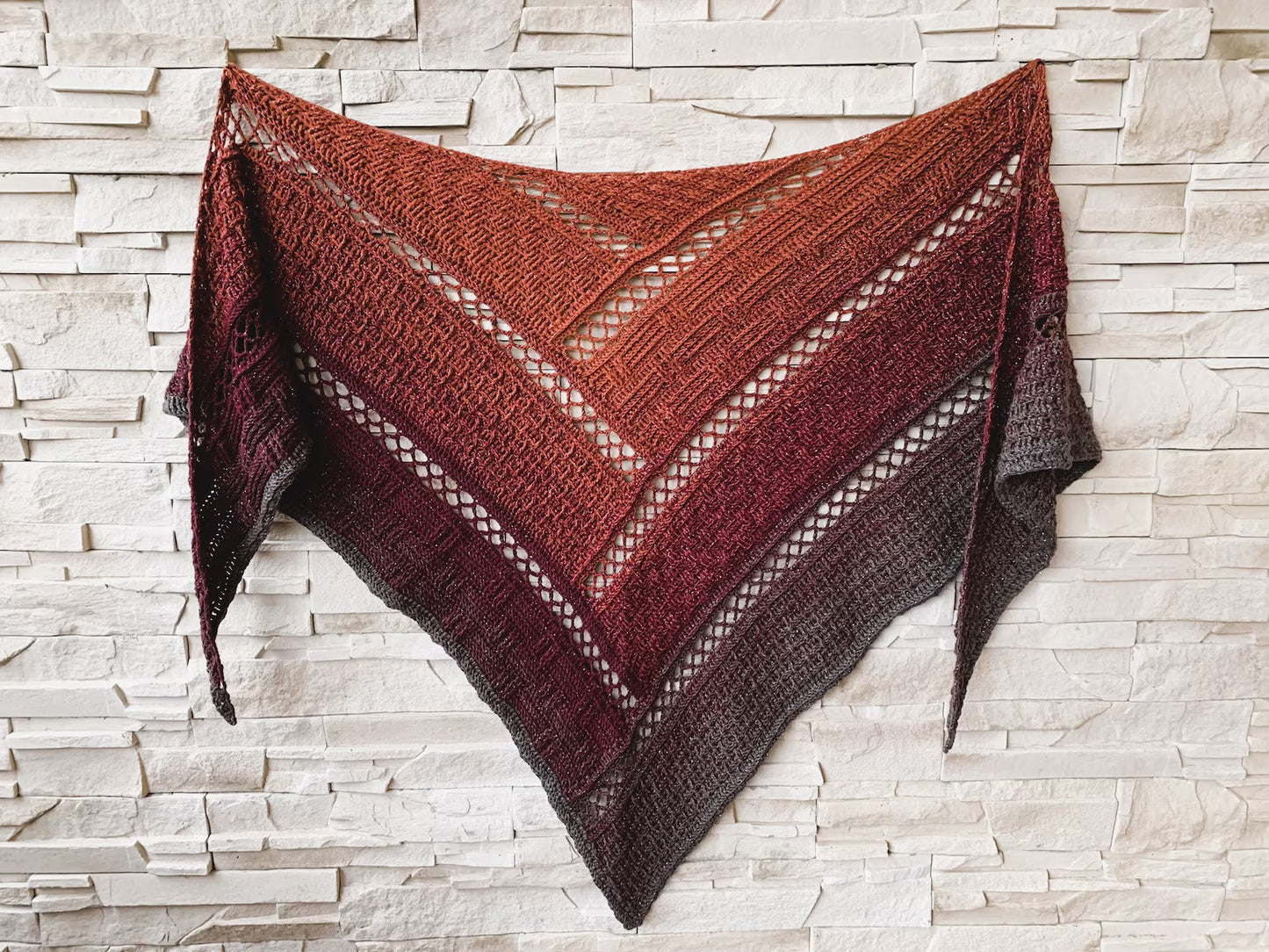 Triangular Scarf Crochet Pattern