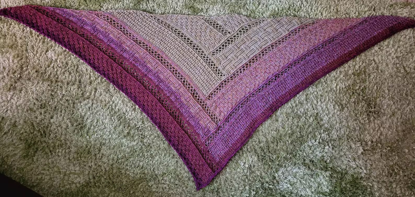 Triangular Scarf Crochet Pattern