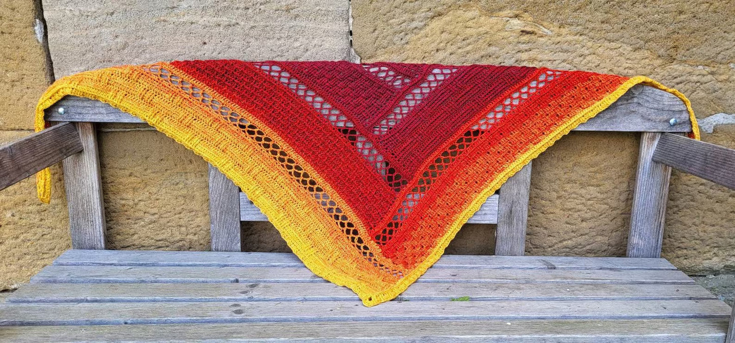 Triangular Scarf Crochet Pattern