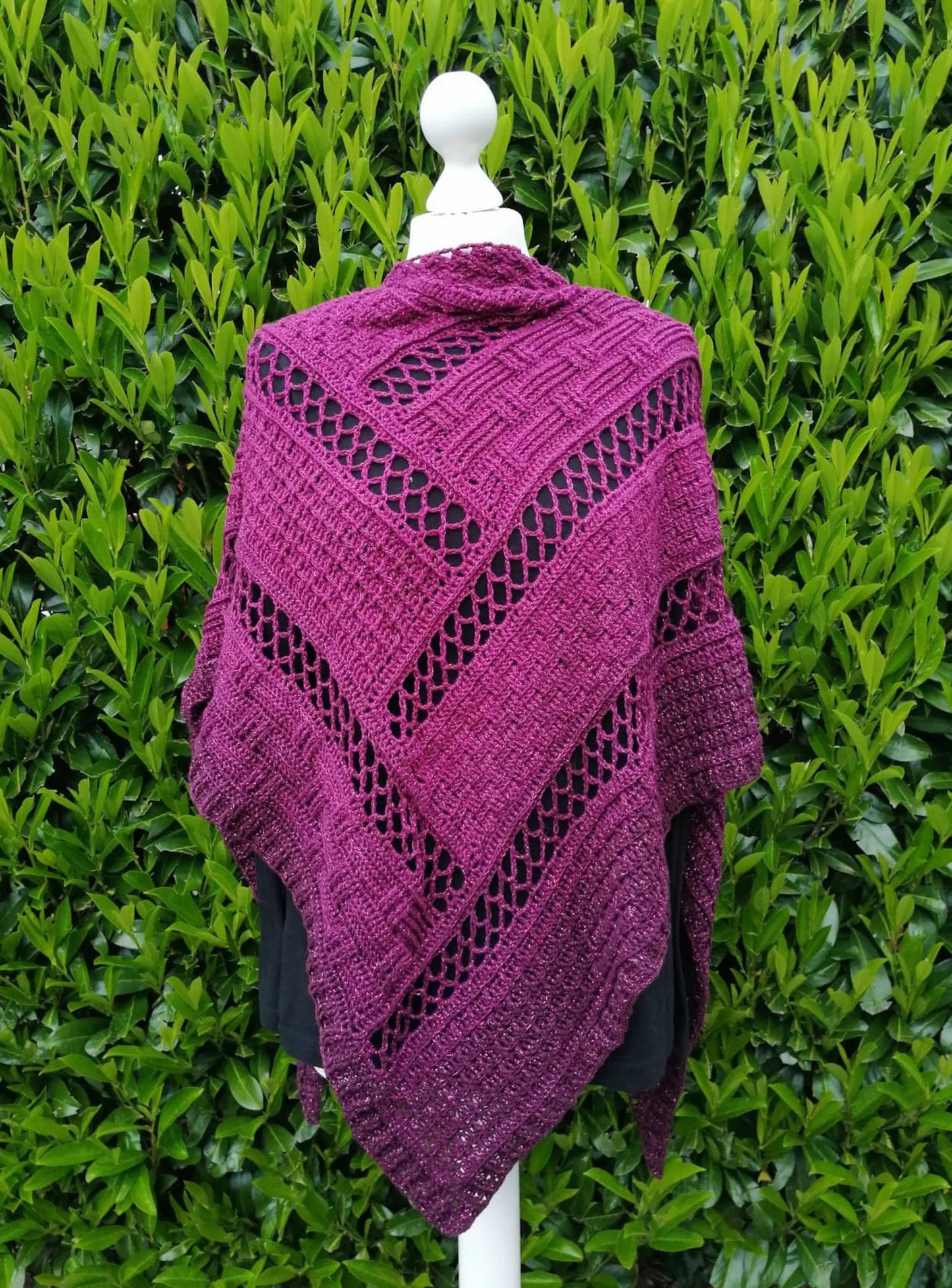 Triangular Scarf Crochet Pattern