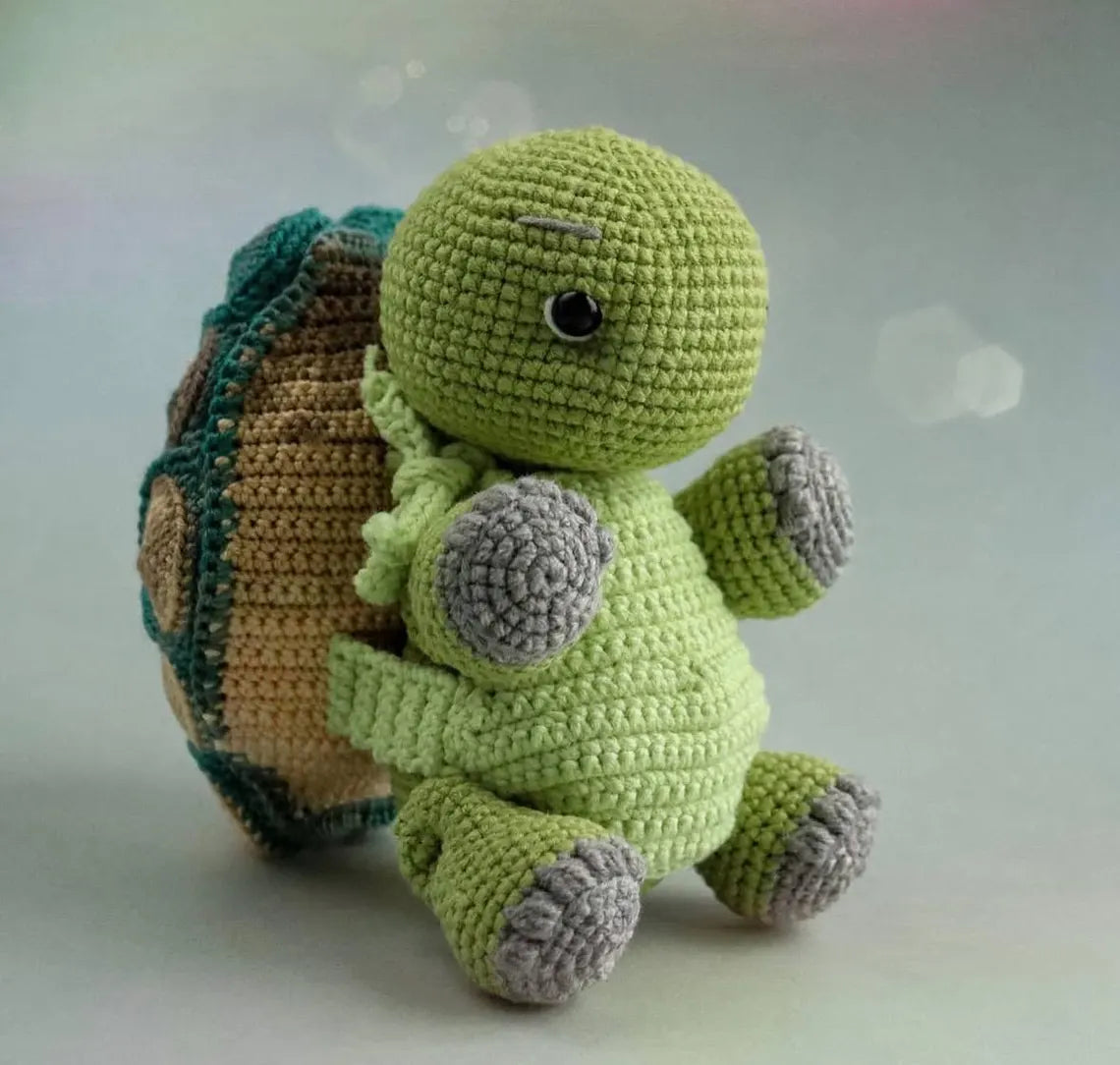 Mosaic Turtle Toy Crochet Pattern