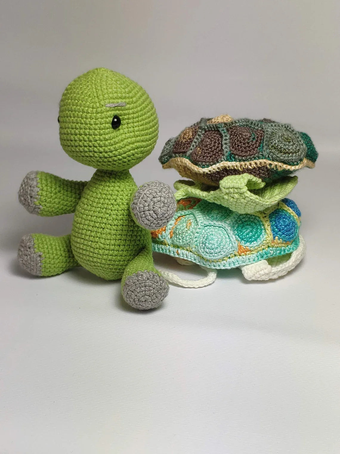 Mosaic Turtle Toy Crochet Pattern