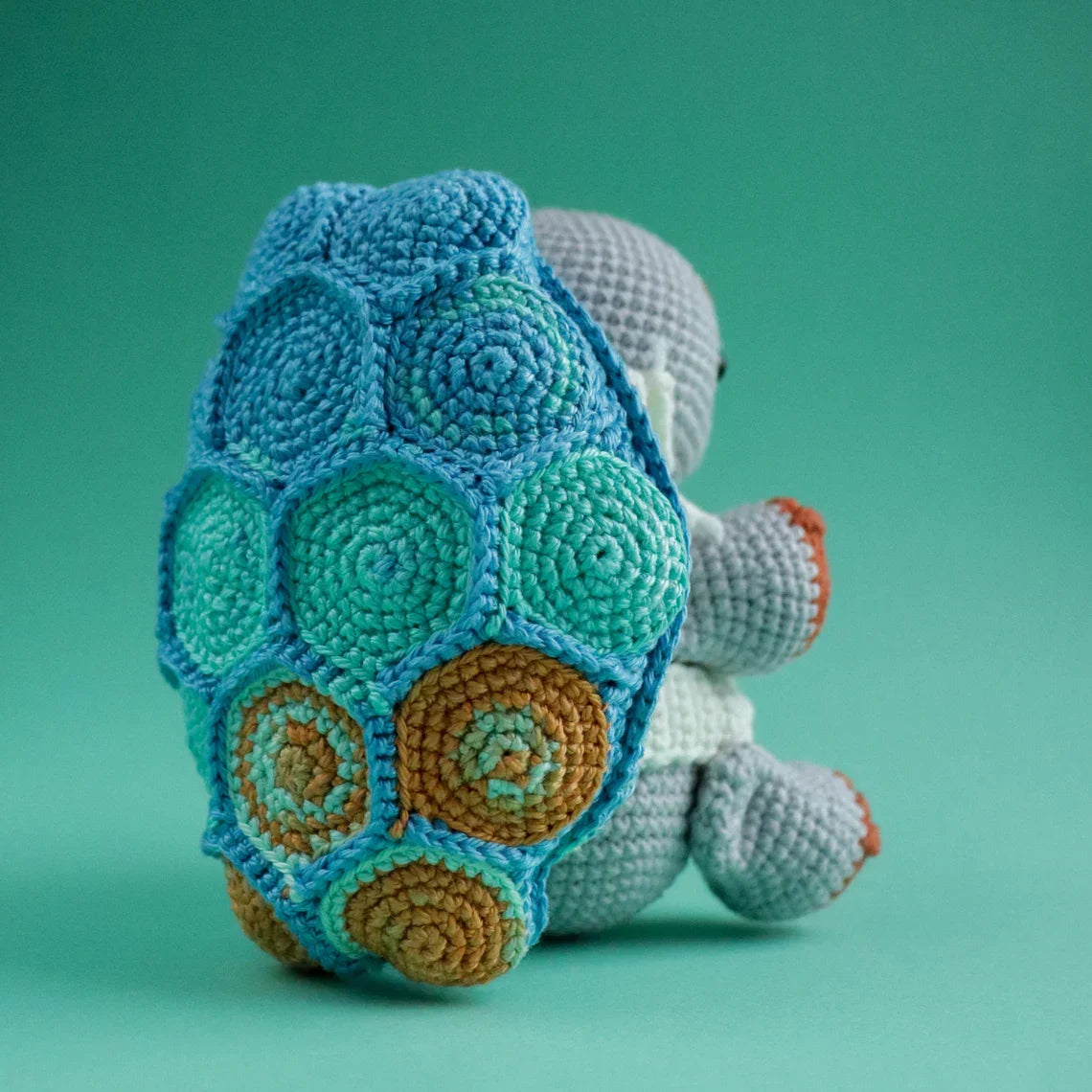 Mosaic Turtle Toy Crochet Pattern