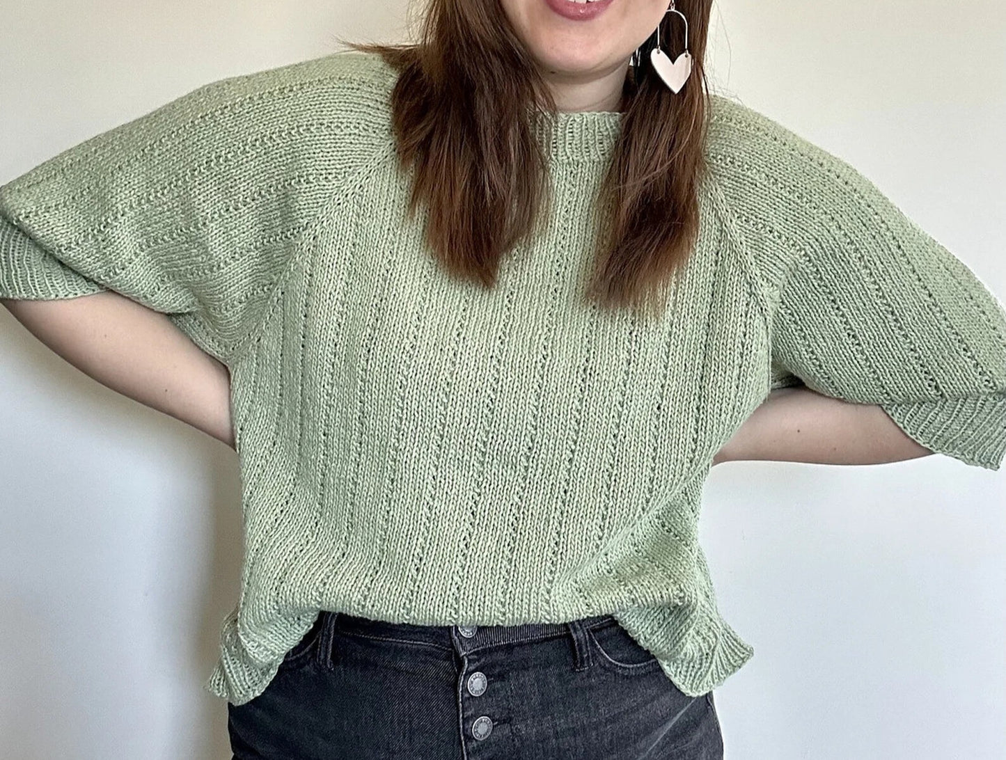 Weekend Glow Sweater Knitting Pattern