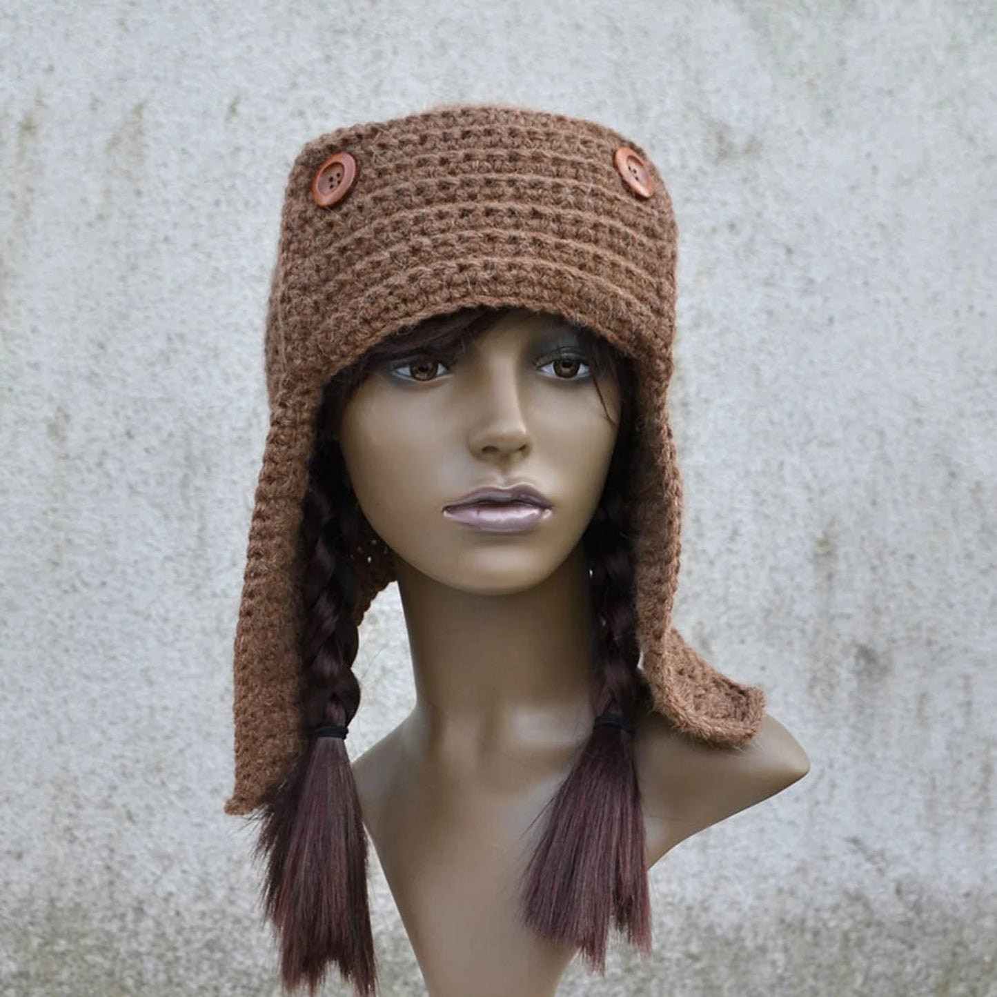 Winter Trapper Hat Crochet Pattern