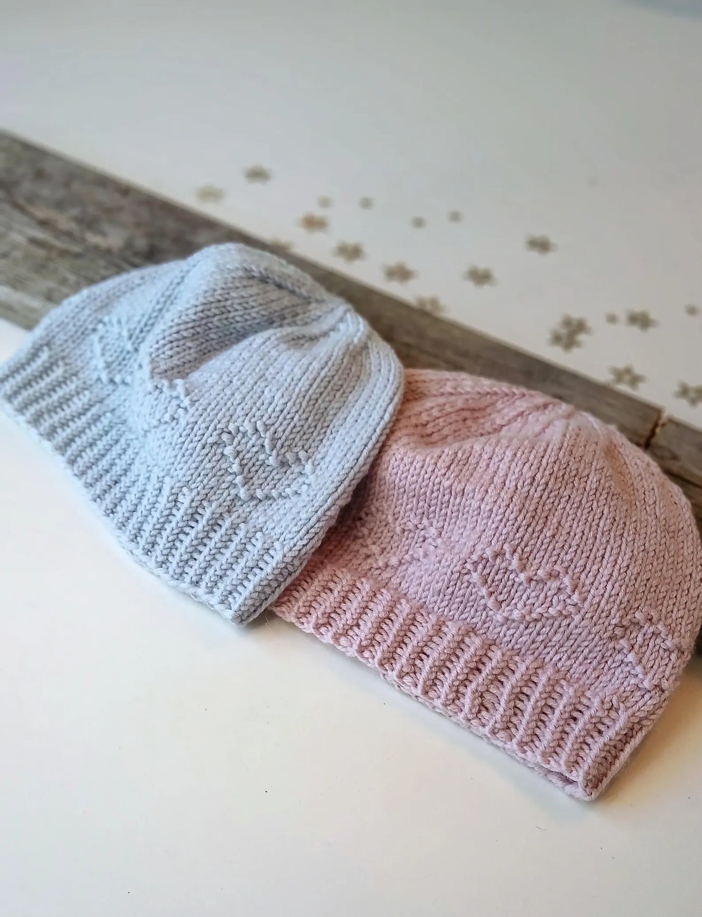 Heart Baby Hat Knitting Pattern