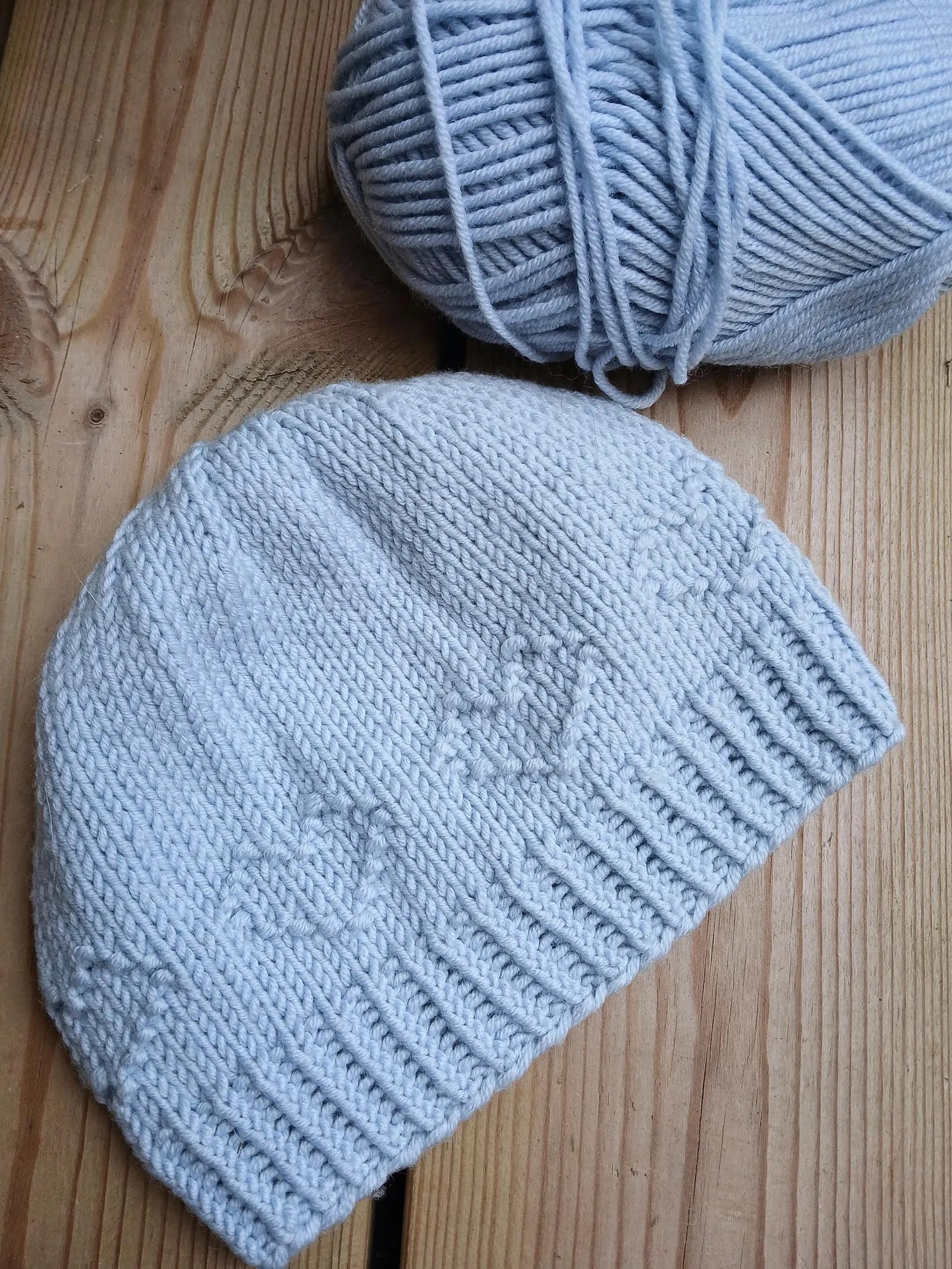 Heart Baby Hat Knitting Pattern