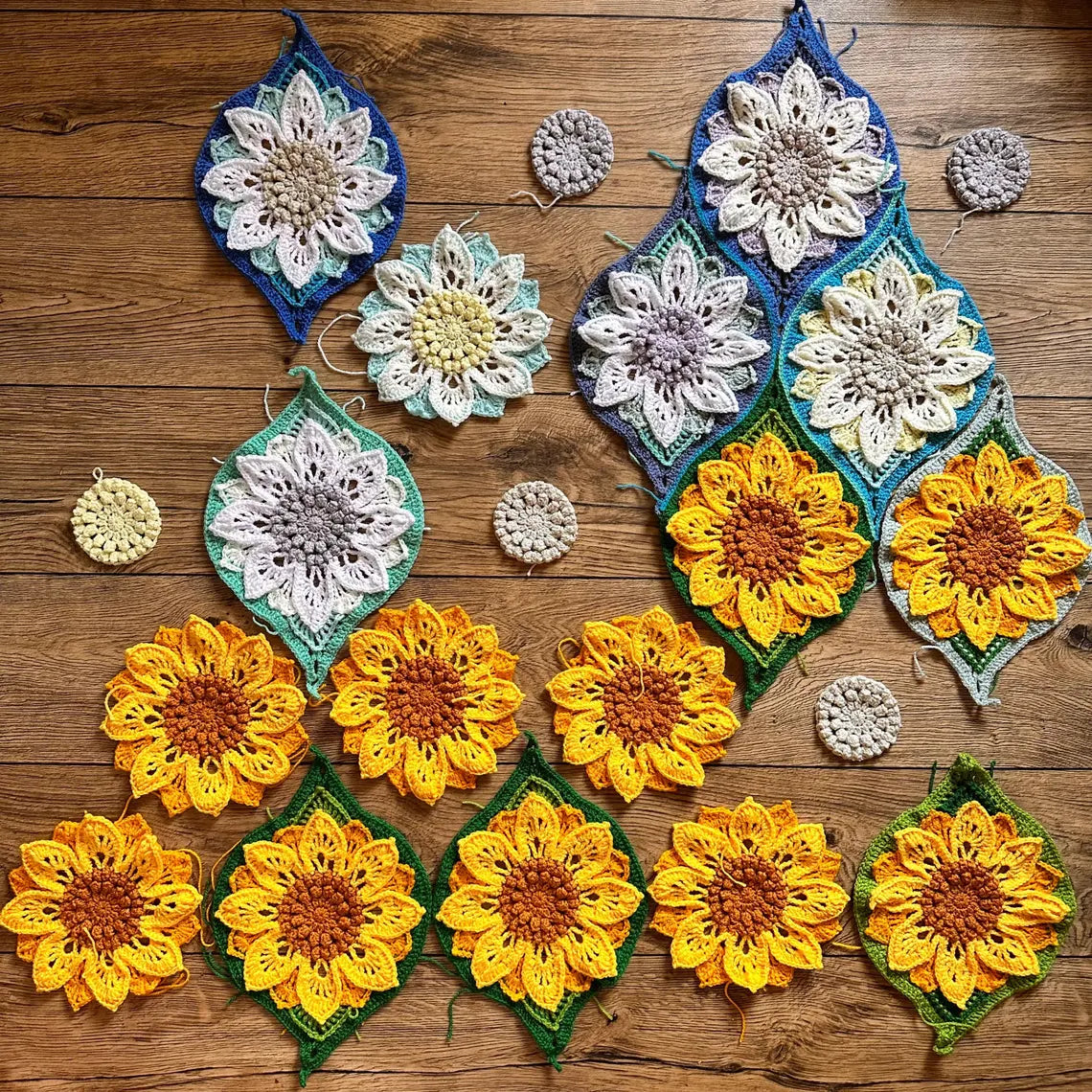 Sunflower Fields Too Crochet Pattern