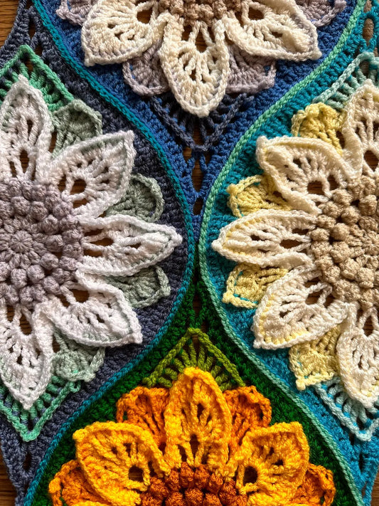 Sunflower Fields Too Crochet Pattern