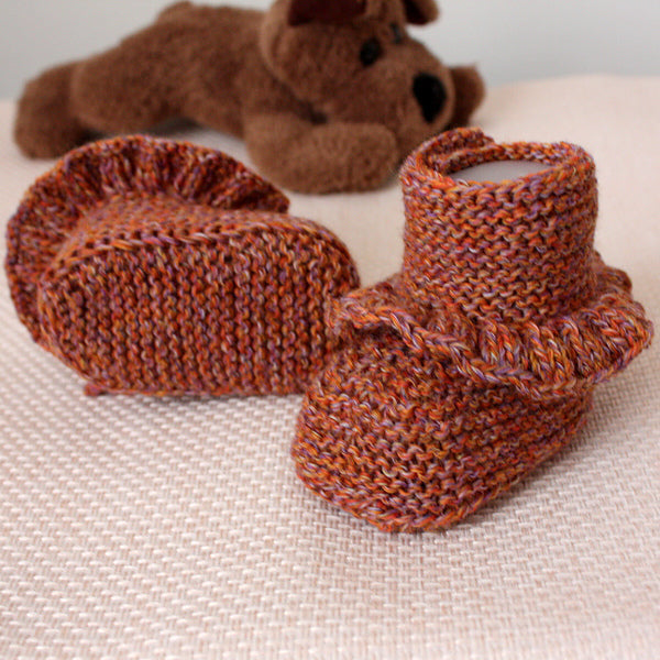 First Step Baby Boots Knitting Pattern