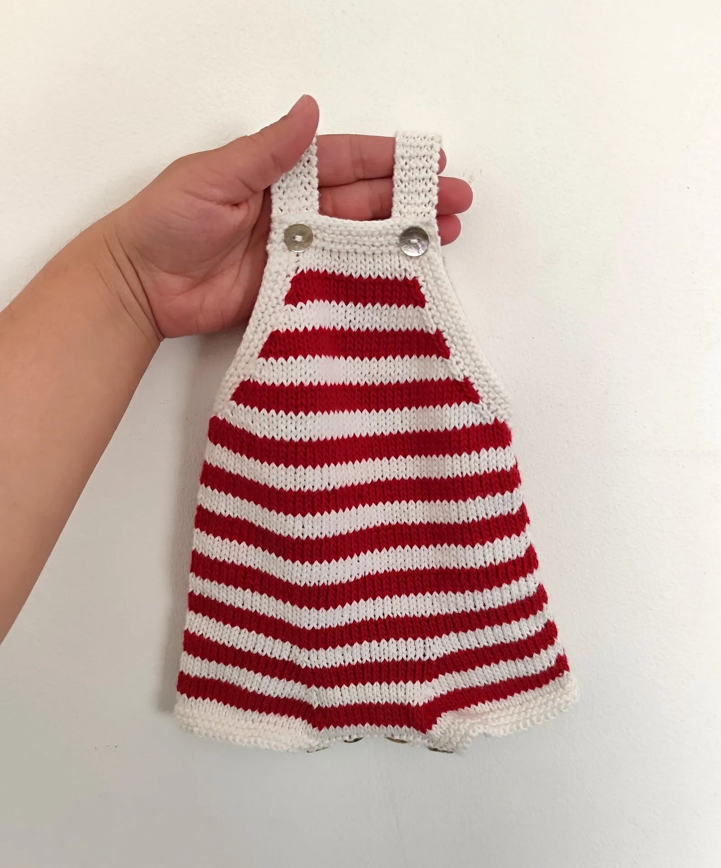 Palheiro Baby Playsuit Knitting Pattern