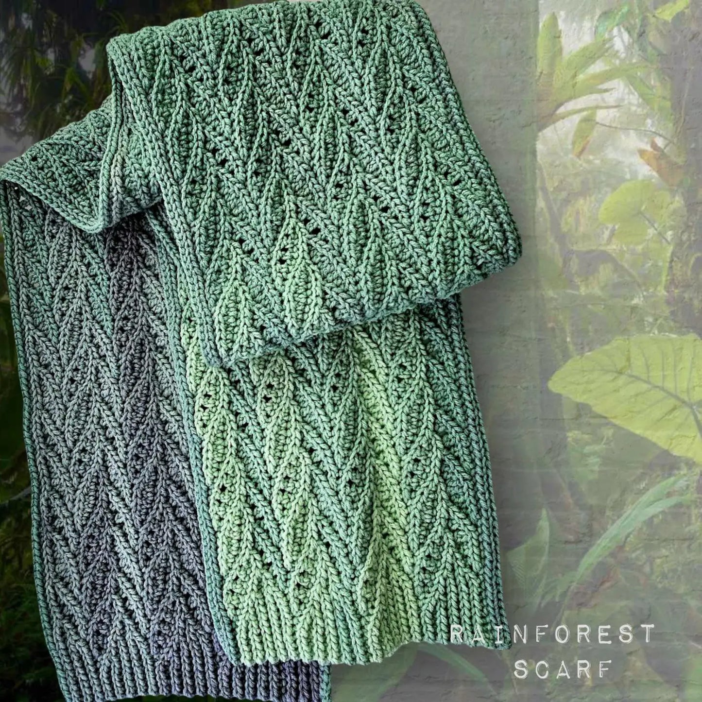 Slip Stitch Crochet Scarf Pattern