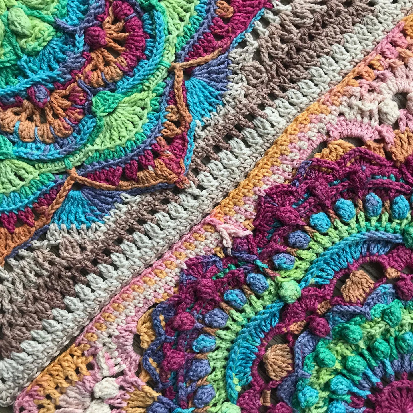 Squared Up Mandala Bundle Blanket Pattern