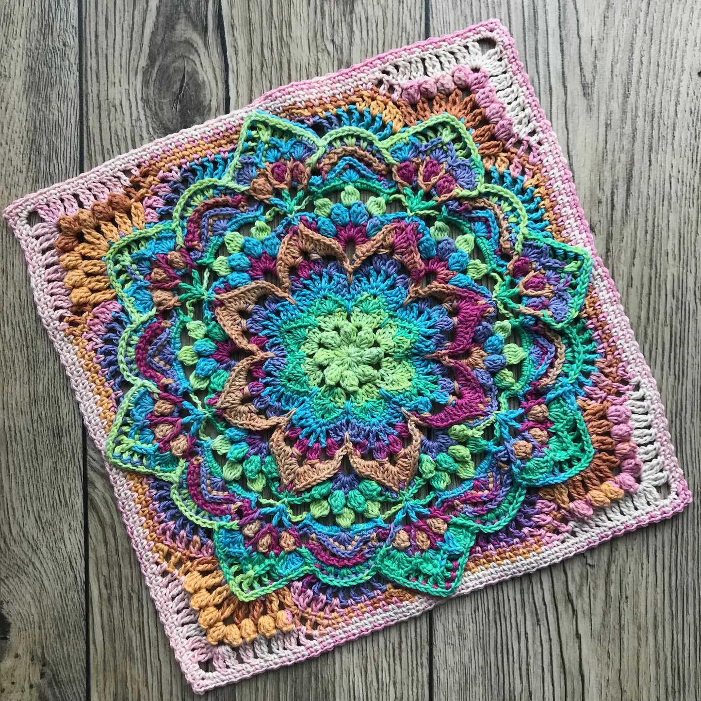 Squared Up Mandala Bundle Blanket Pattern