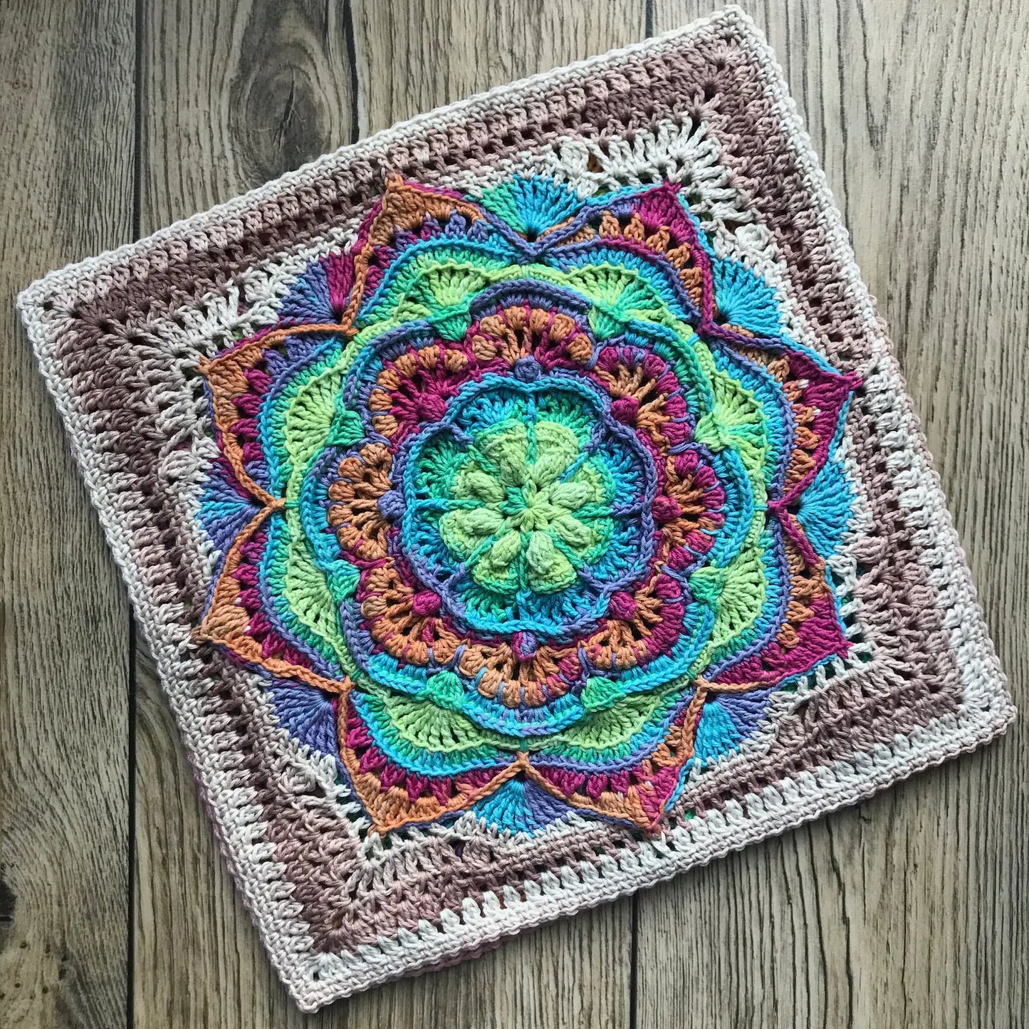 Squared Up Mandala Bundle Blanket Pattern