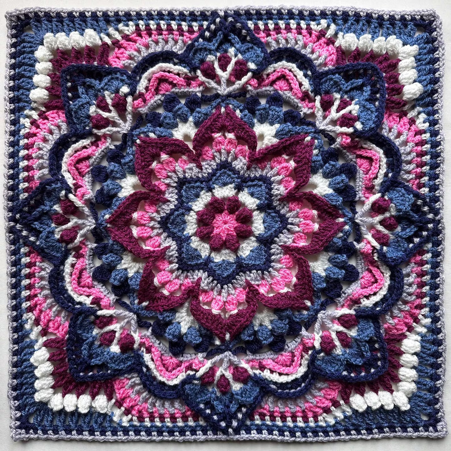 Squared Up Mandala Bundle Blanket Pattern