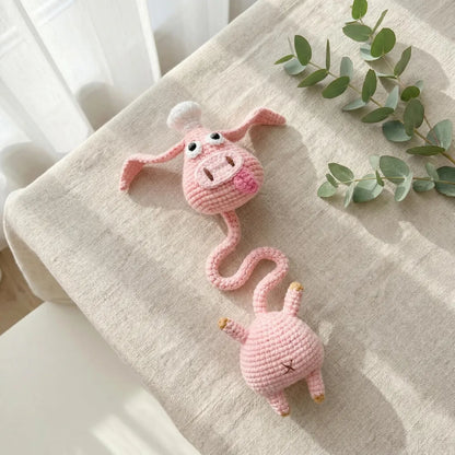 10 in 1 Long Neck Animal Bag Charm Crochet Pattern
