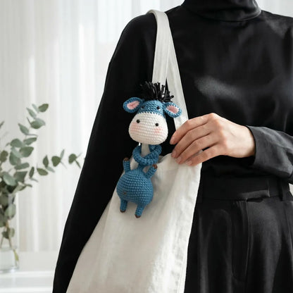 10 in 1 Long Neck Animal Bag Charm Crochet Pattern