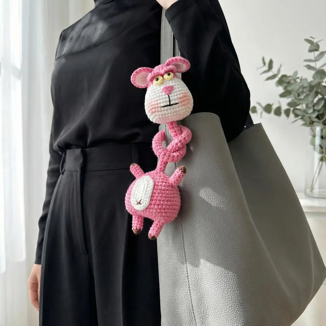 10 in 1 Long Neck Animal Bag Charm Crochet Pattern