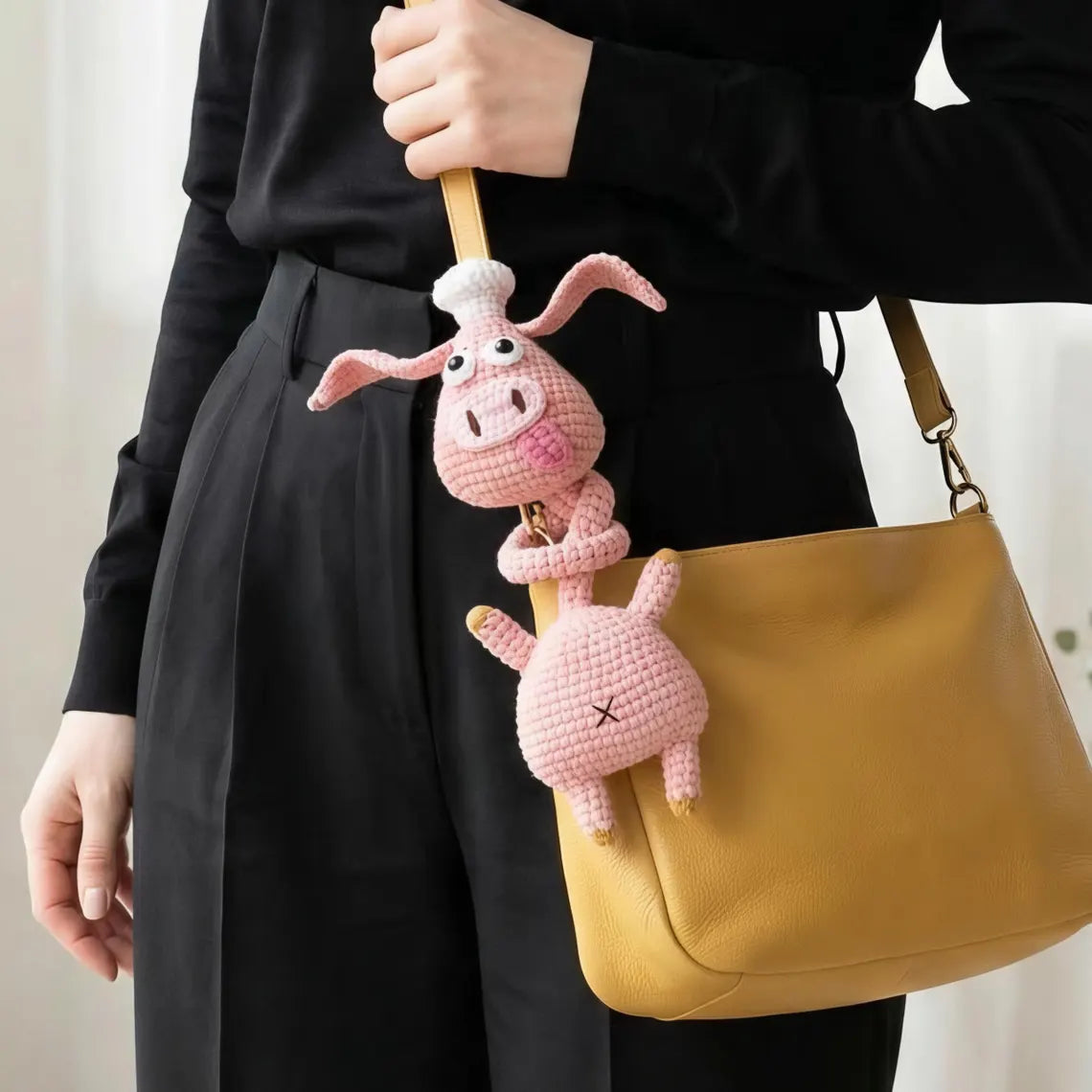 10 in 1 Long Neck Animal Bag Charm Crochet Pattern