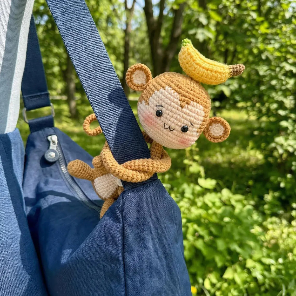 10 in 1 Long Neck Animal Bag Charm Crochet Pattern