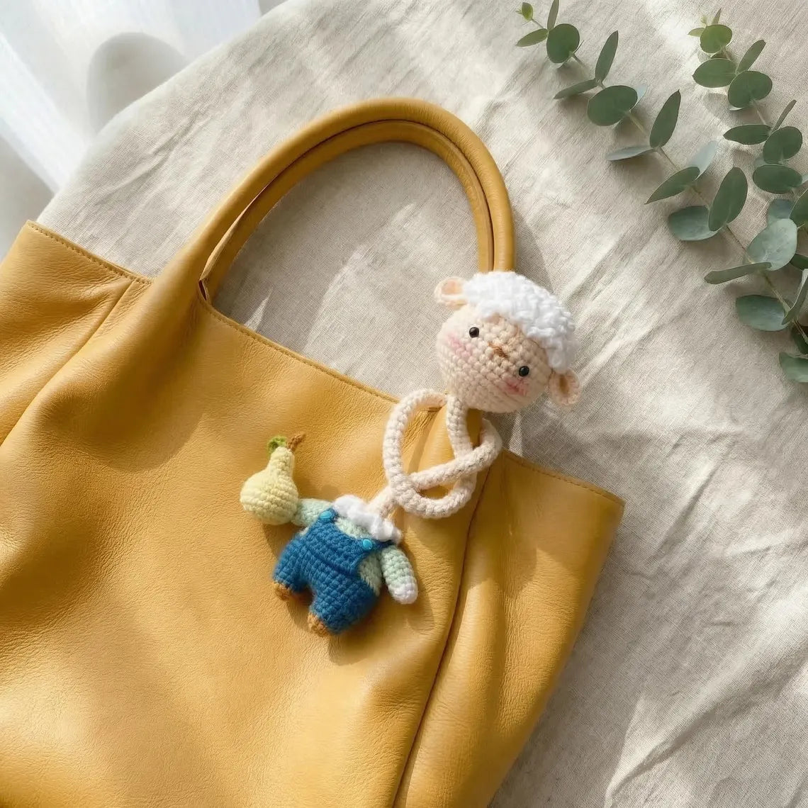 10 in 1 Long Neck Animal Bag Charm Crochet Pattern
