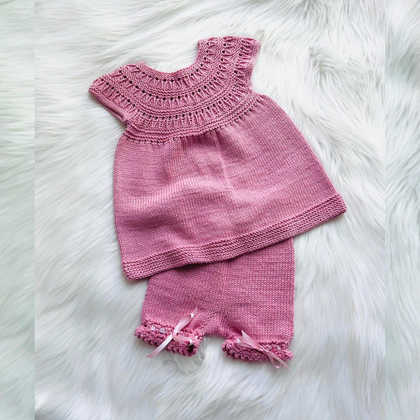 Easy Knit Lucy Dress Knitting Pattern