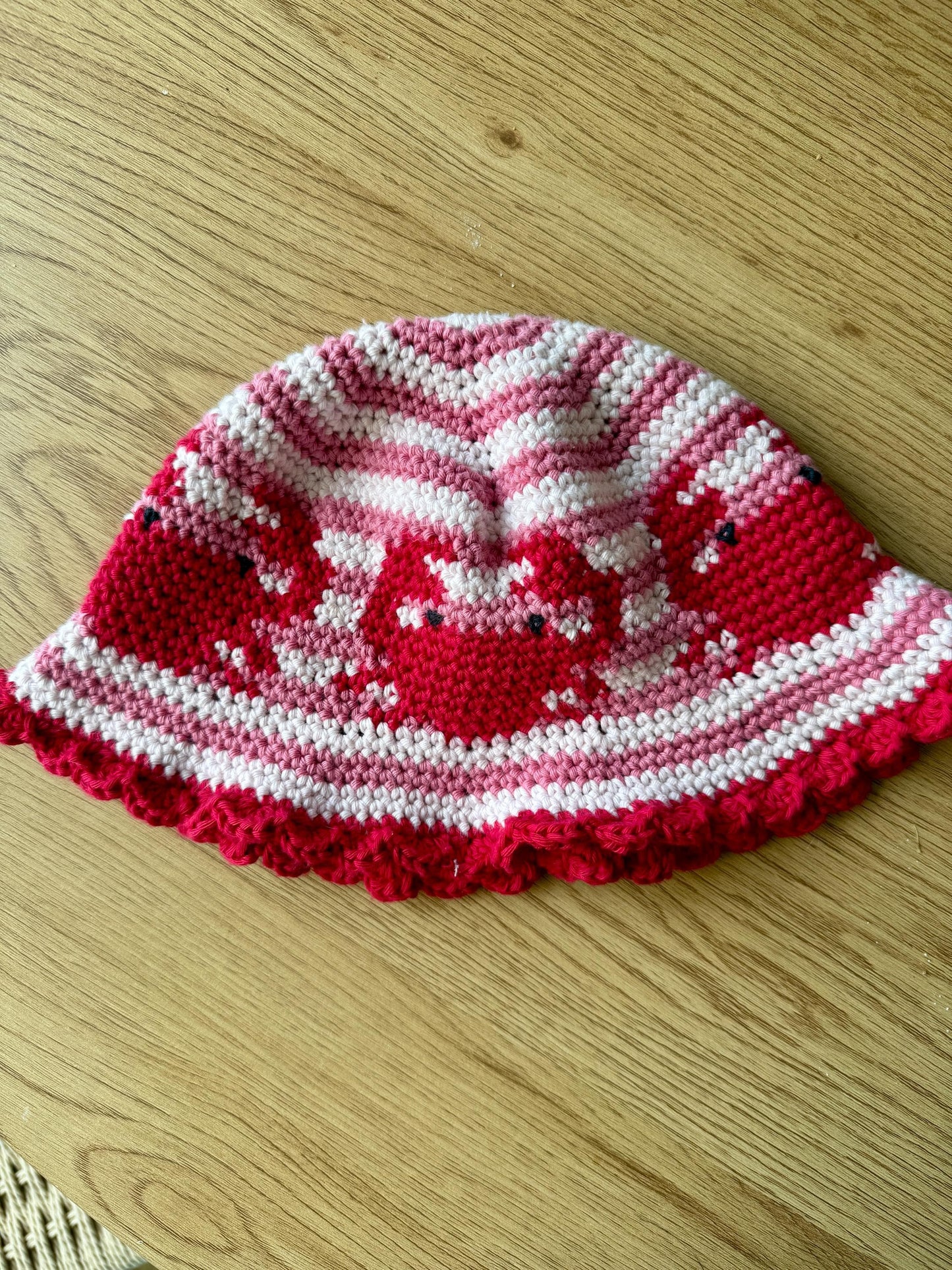Crab Bucket Hat Crochet Pattern