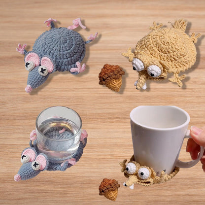 18-in-1 Animal Crochet Coaster Patterns