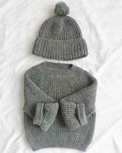 2-in-1 Baby Jumper & Hat Knitting Patterns