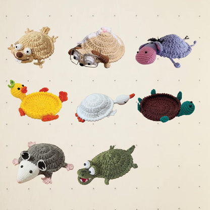 22-in-1 Animal Crochet Coaster Patterns