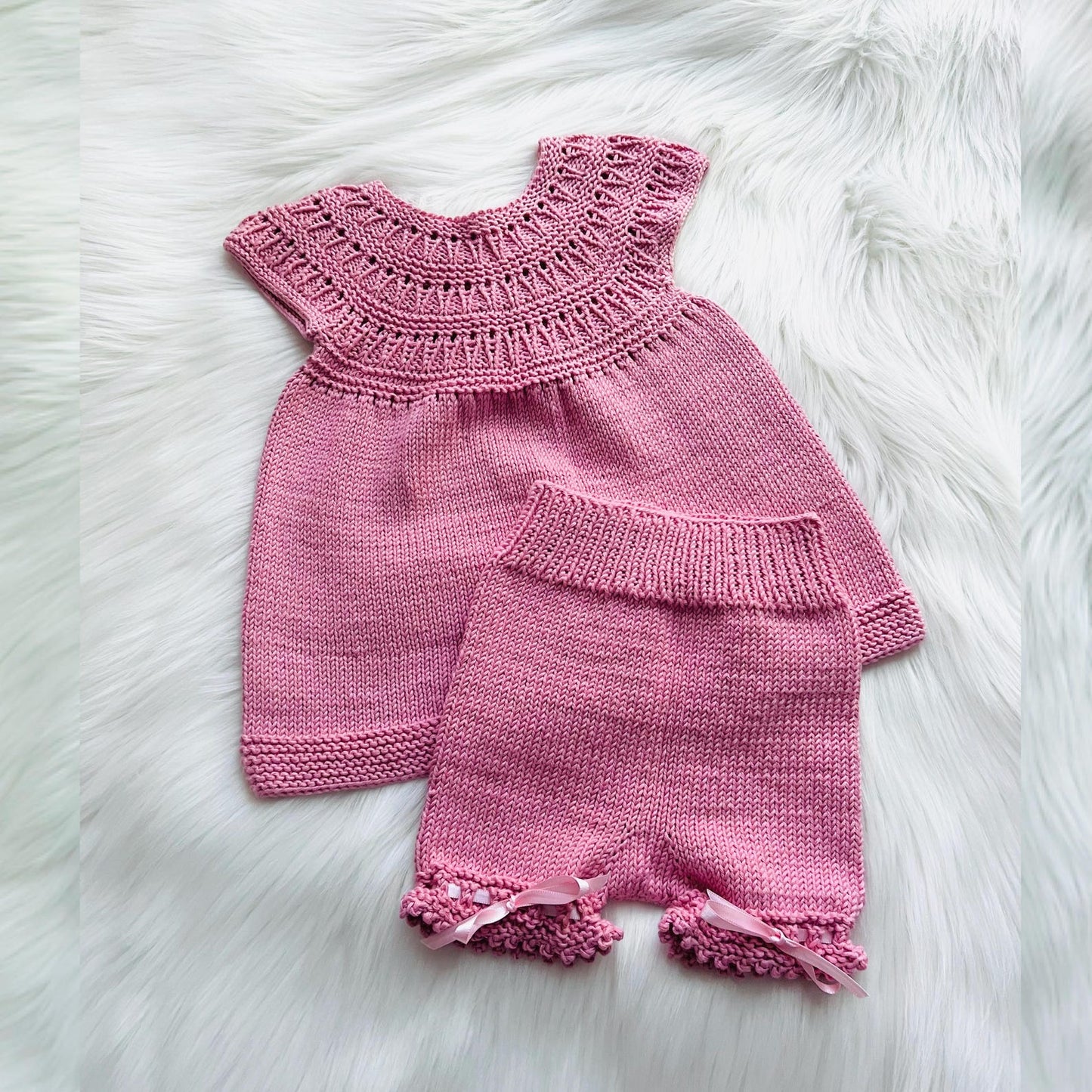 Easy Knit Lucy Dress Knitting Pattern