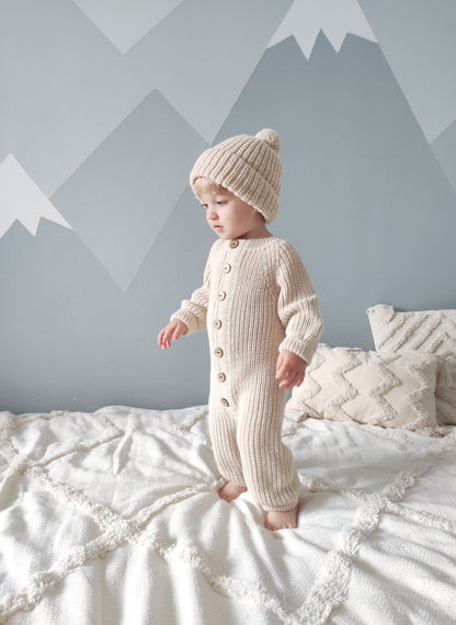 Baby Romper & Hat Knitting Patterns