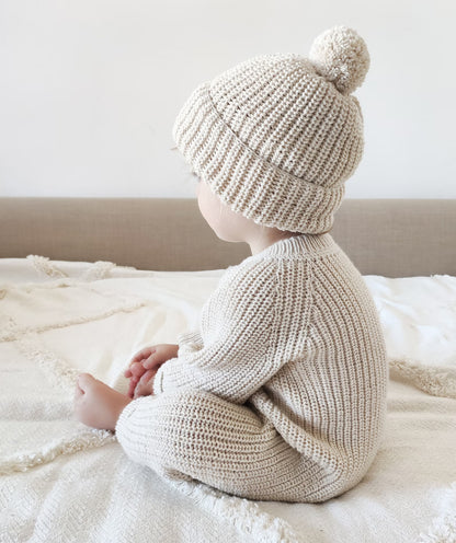 Baby Romper & Hat Knitting Patterns