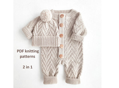 Knitting patterns set 2 in 1