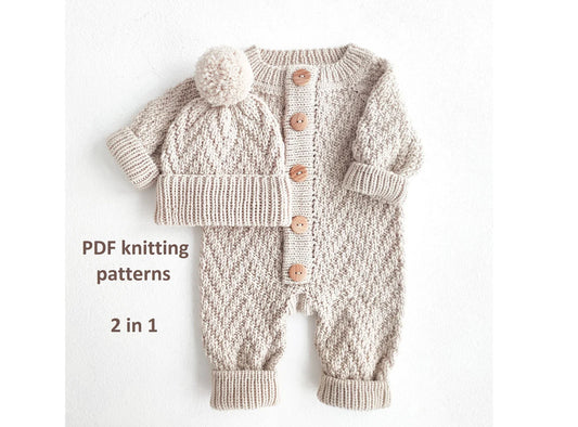 Knitting patterns set 2 in 1