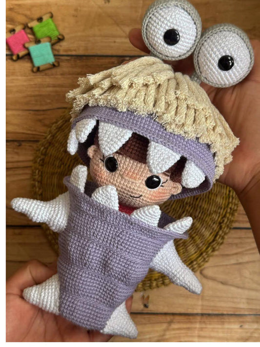 3in1 Cute Set Monster Crochet Pattern